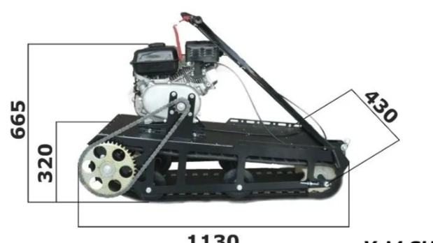Мотобуксировщик XTREME-MOTORS "Конек-Горбунок" 6.5 л.с. в Орле