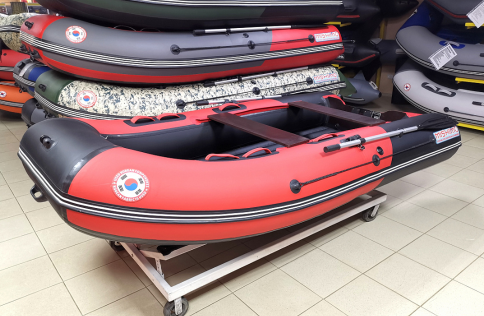 КОМПЛЕКТ Лодка MISHIMO PRO 350 + ЛОДОЧНЫЙ МОТОР MARLIN MP 9.9 (20) AMHS PRO в Орле