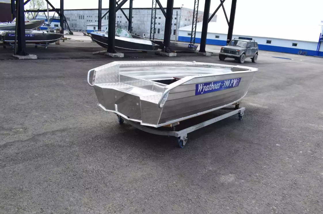 Алюминиевая лодка Wyatboat-390Р Увеличенный борт в Орле