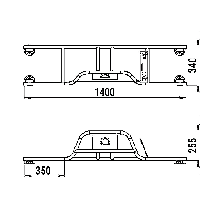 Стойка рулевая с бортовым креплением малая в Орле