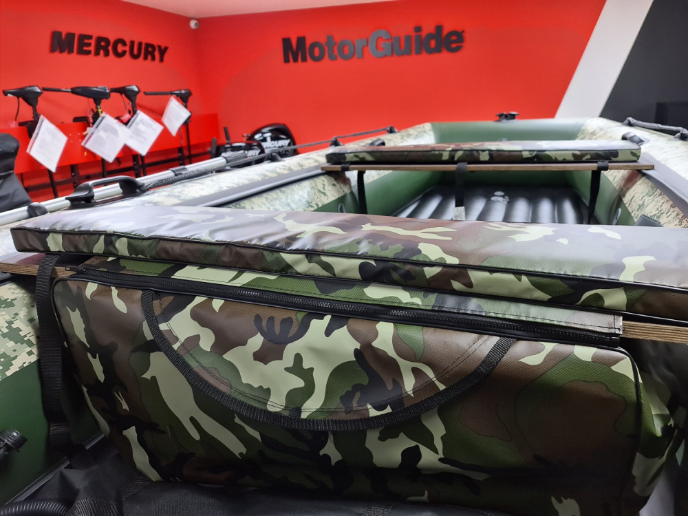 КОМПЛЕКТ МЯГКИХ НАКЛАДОК С СУМКОЙ ДЛЯ ЛОДОК 105Х20 КАМУФЛЯЖ в Орле