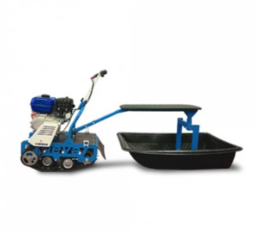 Мотобуксировщик НЕВА МС-1К с санями и сиденьем в Орле