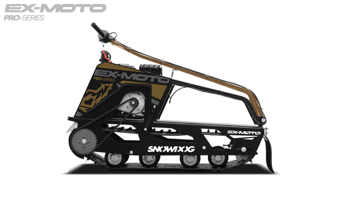 Мотобуксировщик EX-MOTO SNOWDOG S380 8л.с. в Орле