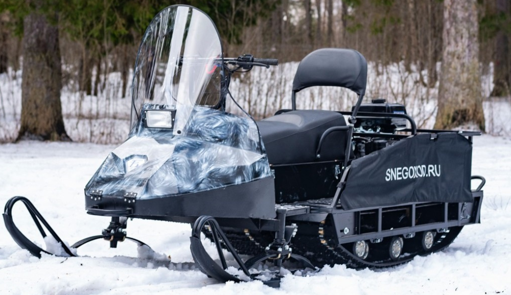 Миниснегоход Бурлак Егерь Экспедитор 15 л.с. , реверс, тормоз, капот белый в Орле