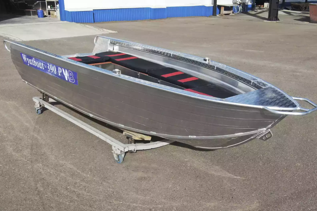 Алюминиевая лодка Wyatboat-390РМ увеличенный борт в Орле