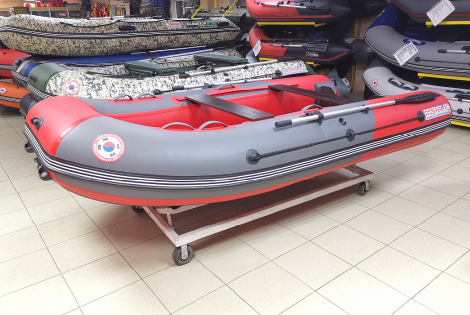 КОМПЛЕКТ Лодка MISHIMO PRO 350 + ЛОДОЧНЫЙ МОТОР MARLIN MP 9.9 (20) AMHS PRO в Орле