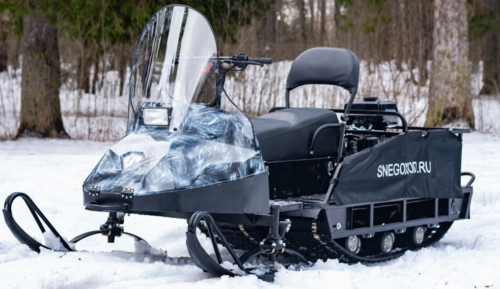 Миниснегоход Бурлак Егерь Экспедитор 15 л.с. , реверс, тормоз, капот белый в Орле