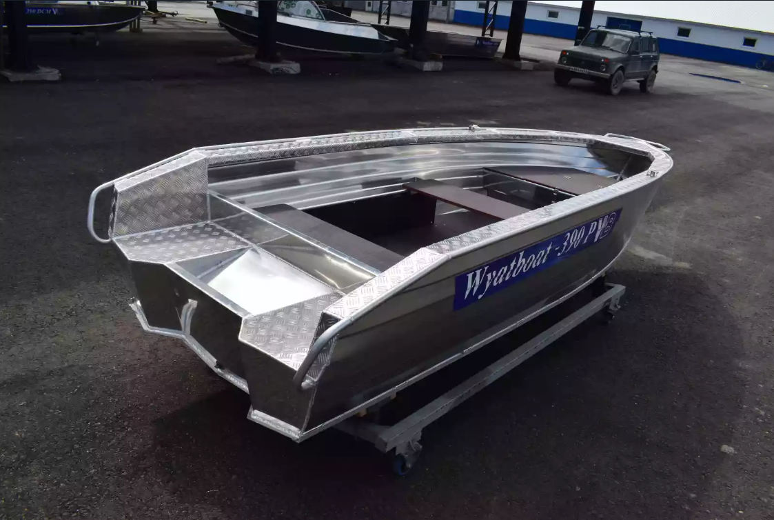 Алюминиевая лодка Wyatboat-390Р Увеличенный борт в Орле