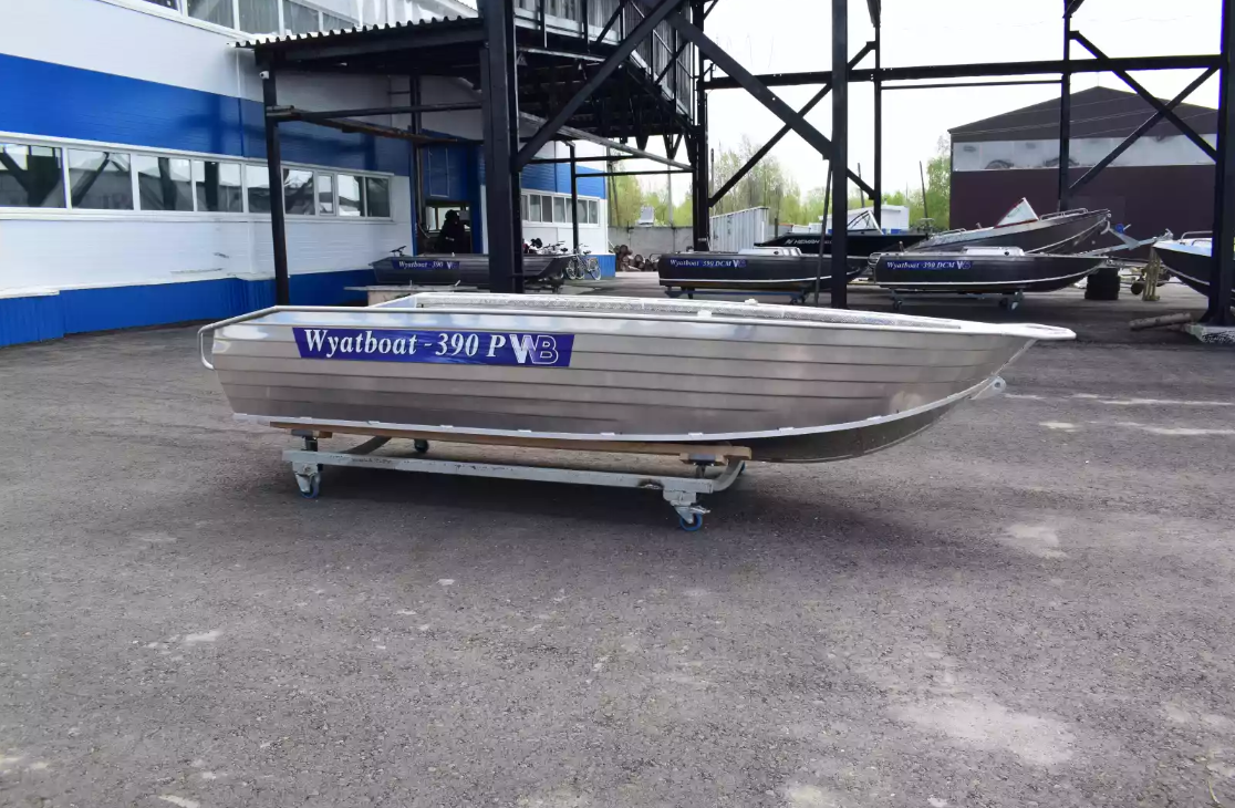 Алюминиевая лодка Wyatboat-390Р Увеличенный борт в Орле