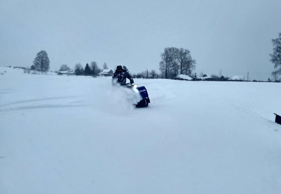 Мотобуксировщик Альбатрос-XLV 9 тележки, 1450 мм в Орле