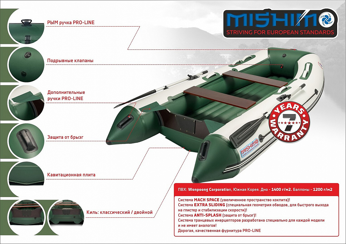 Лодка MISHIMO LITE 335 в Орле