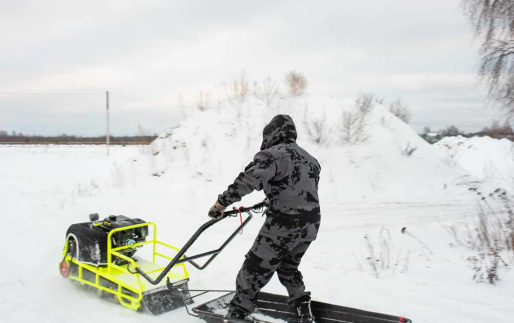 Мотобуксировщик Бурлак ХОЗЯИН-1 (капот металл) в Орле
