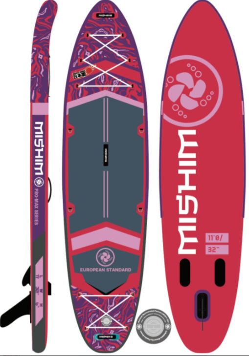 SUP (САП) Доска MISHIMO PRO-MAX Viva Magenta 10.8’ (330см) в Орле