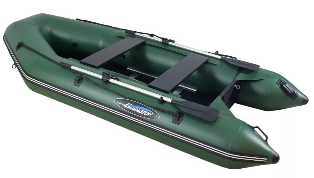 МОТОРНО-ГРЕБНАЯ ЛОДКА ПВХ GLADIATOR А 340 ТК С ФАНЕРНЫМ ПОЛОМ в Орле