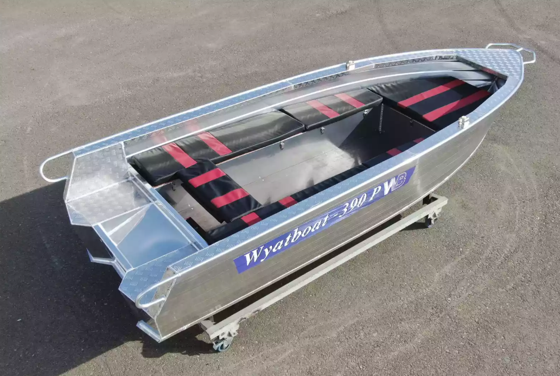 Алюминиевая лодка Wyatboat-390РМ увеличенный борт в Орле