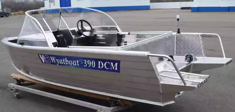 Алюминиевая лодка Wyatboat-390 DCM Увеличенный борт в Орле