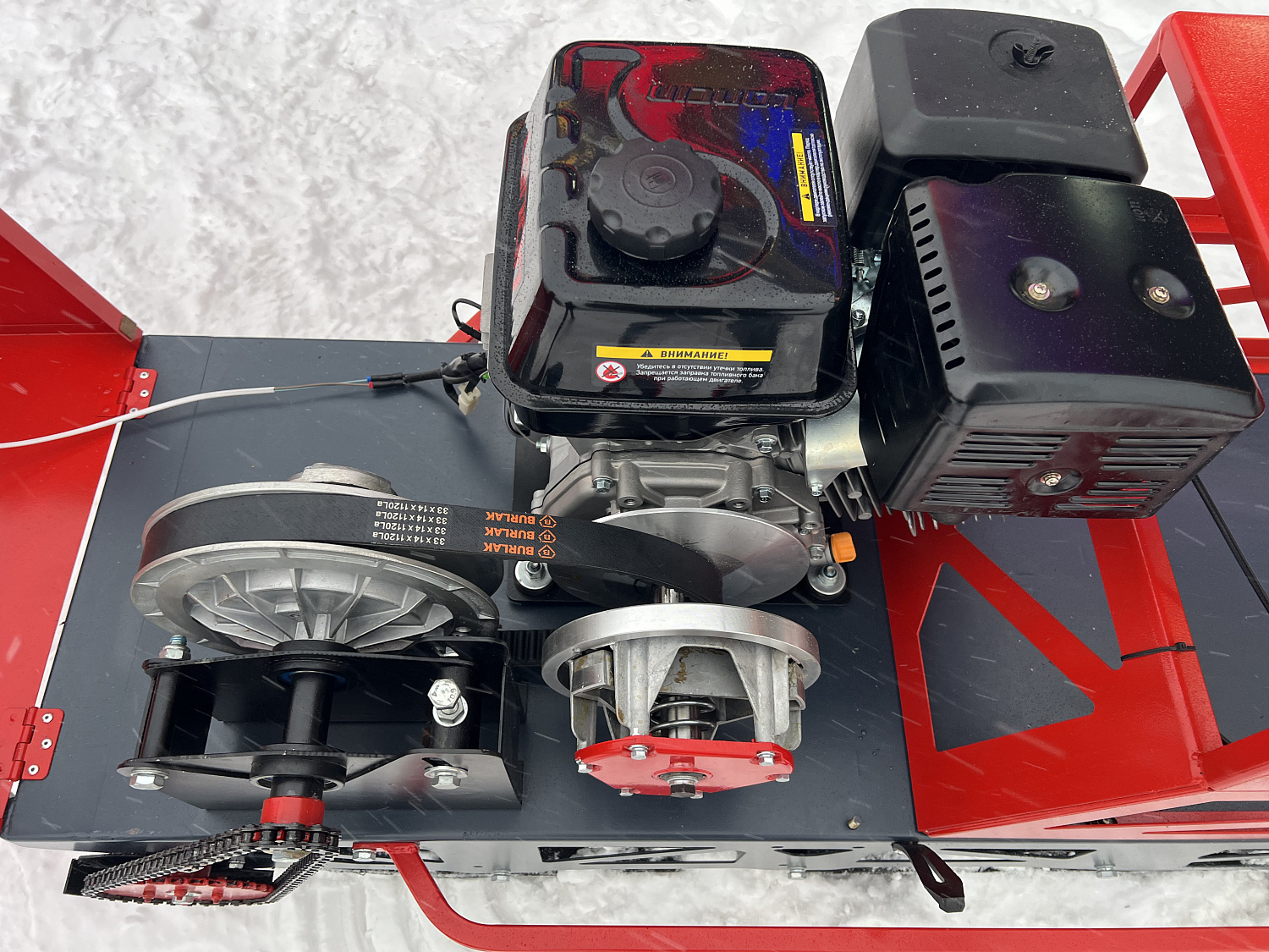 Мотобуксировщик EX-MOTO SNOWDOG S500 15л.с в Орле