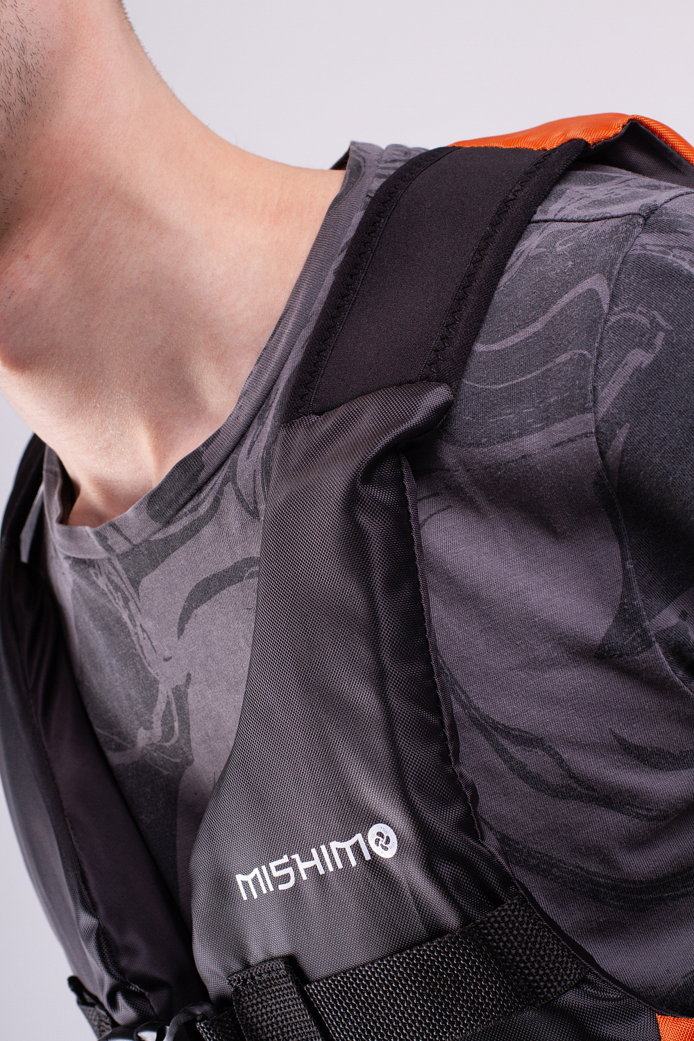 Жилет спасательный MISHIMO PRO Премиум качества Черно-оранжевый в Орле