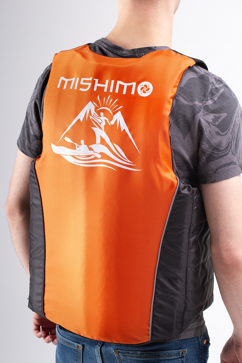 Жилет спасательный MISHIMO PRO Премиум качества Черно-оранжевый в Орле